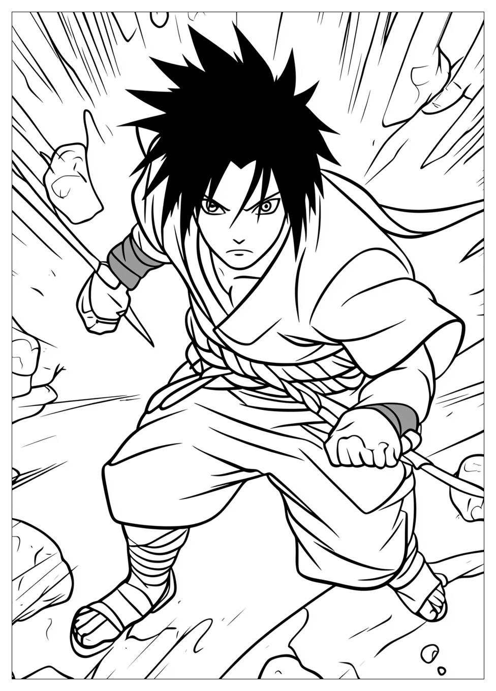 Sasuke Coloring Pages-11