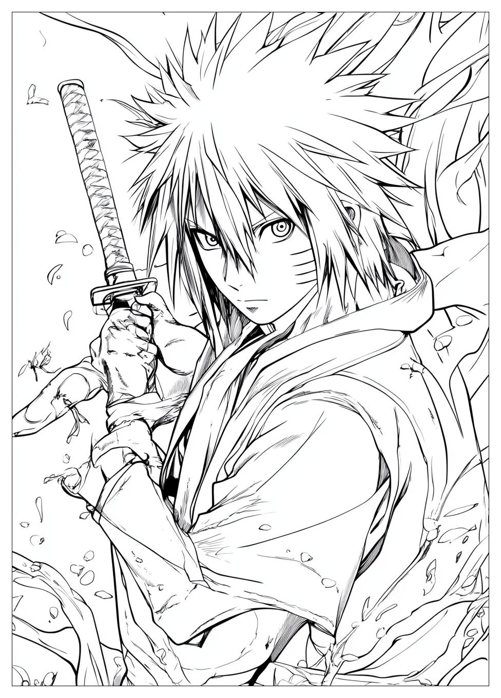 Sasuke Coloring Pages-12