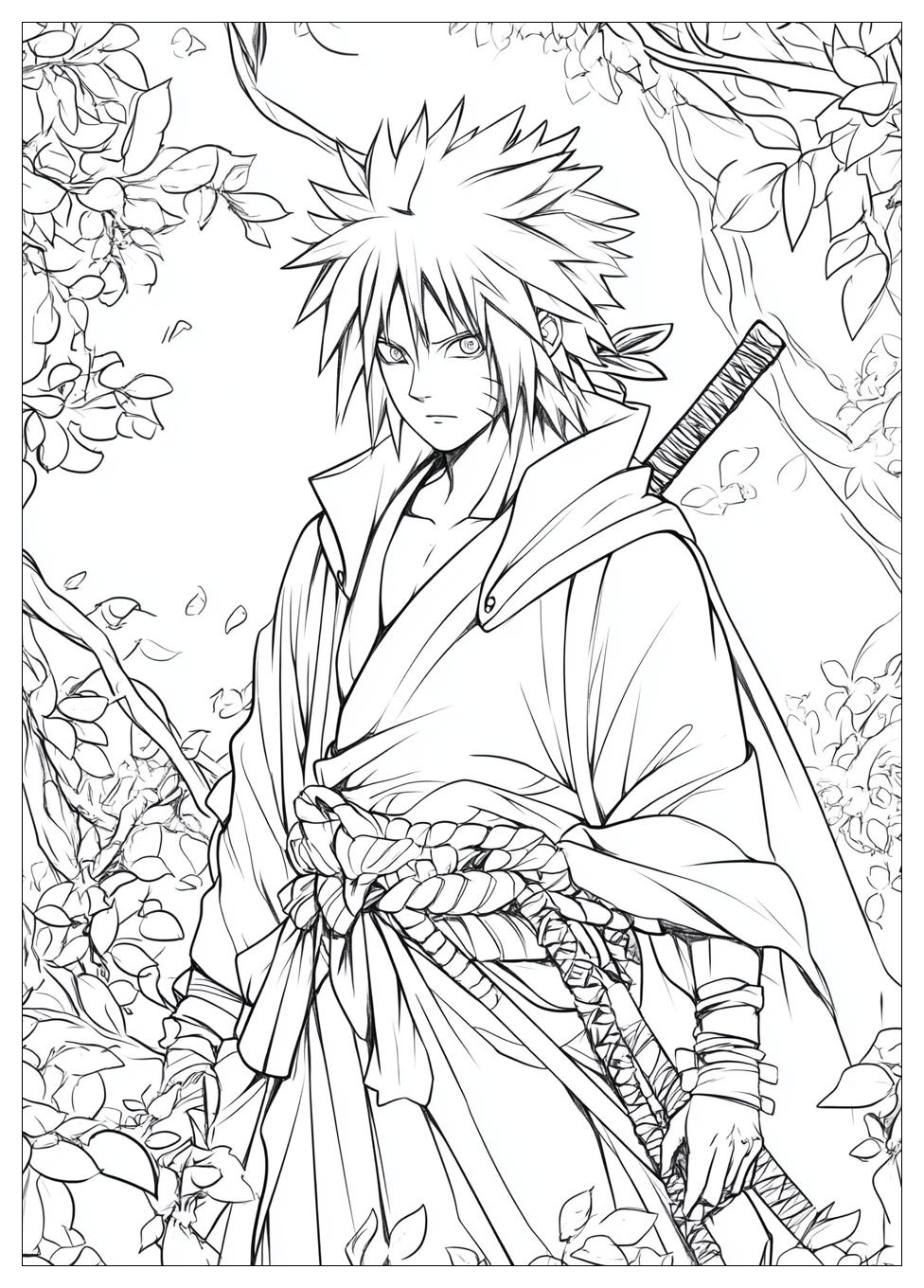 Sasuke Coloring Pages-16