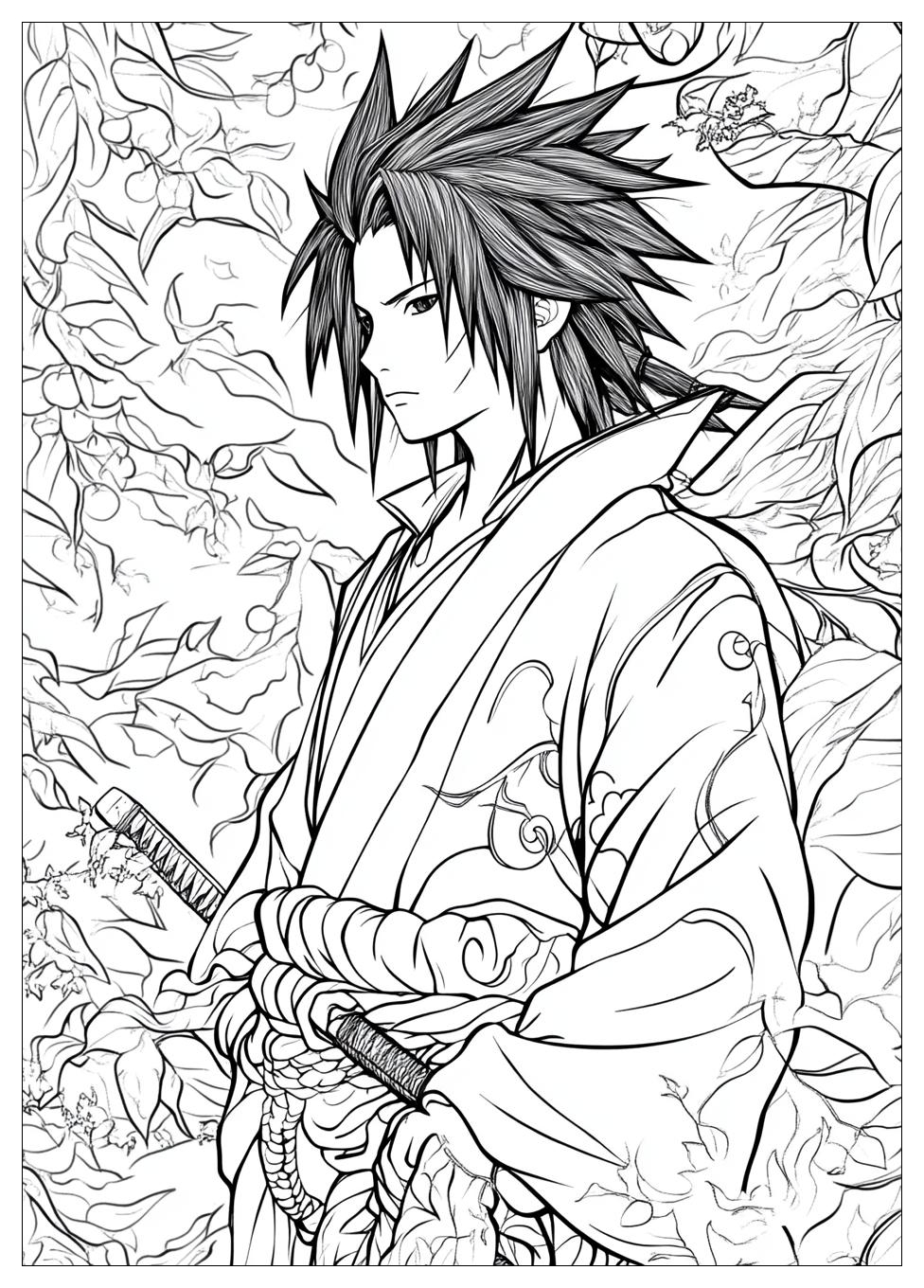 Sasuke Coloring Pages-18