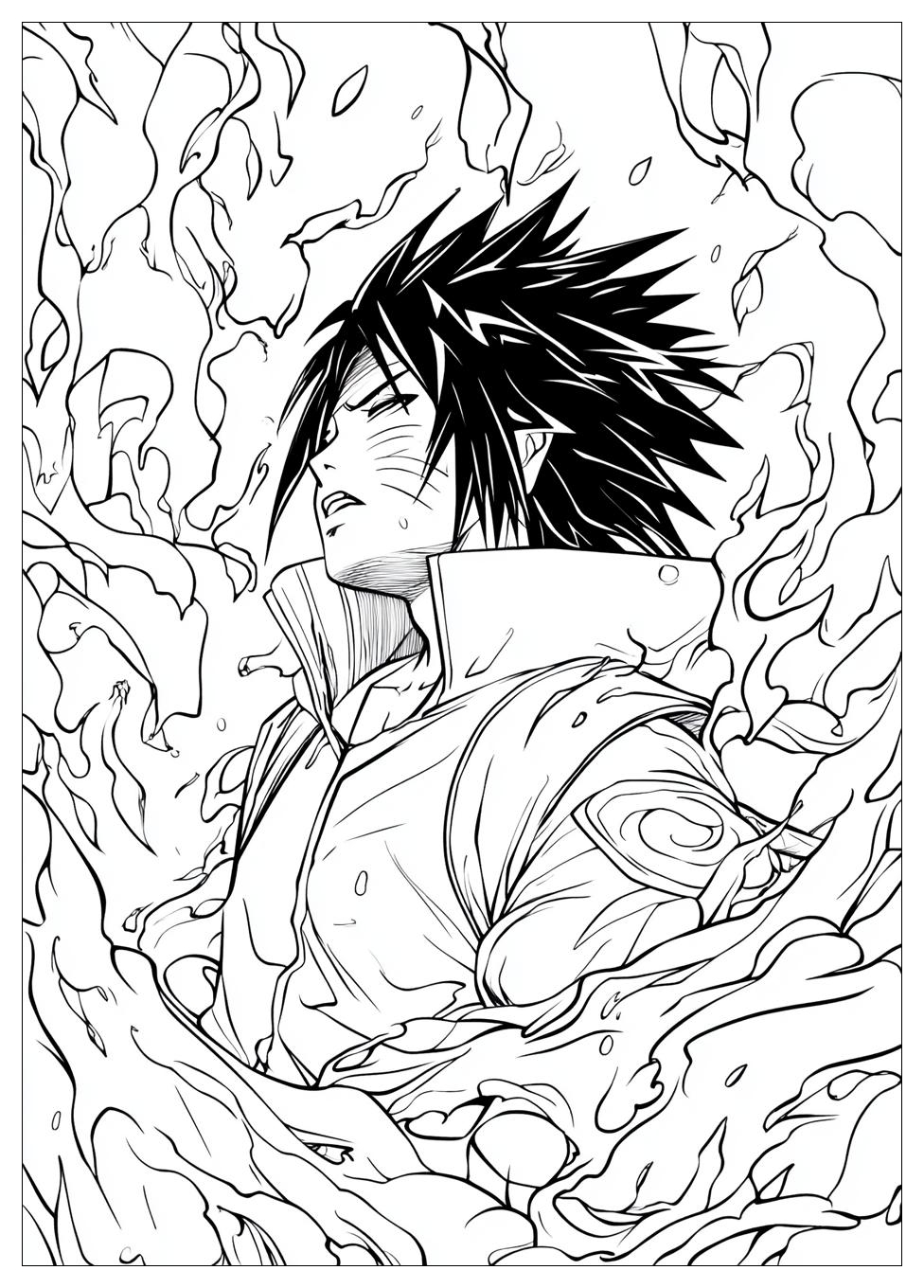 Sasuke Coloring Pages-19