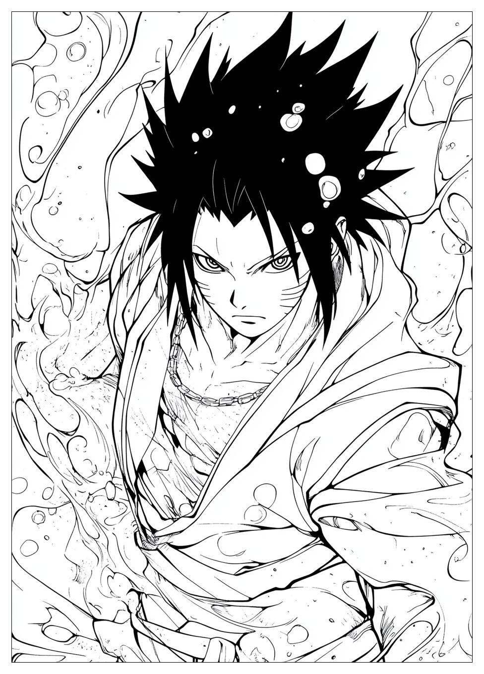 Sasuke Coloring Pages-2