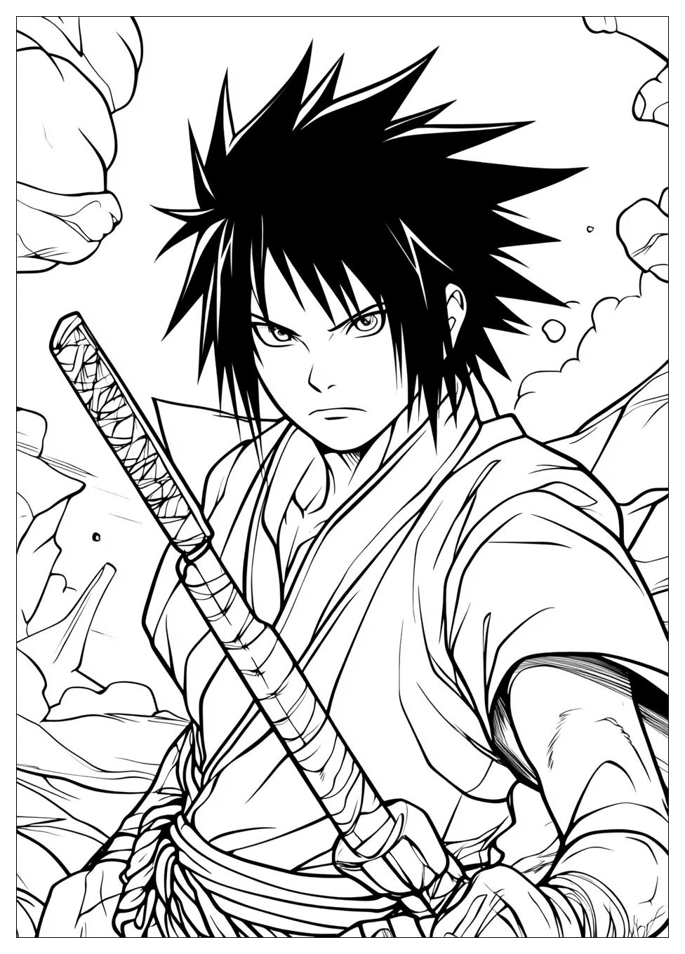 Sasuke Coloring Pages-3