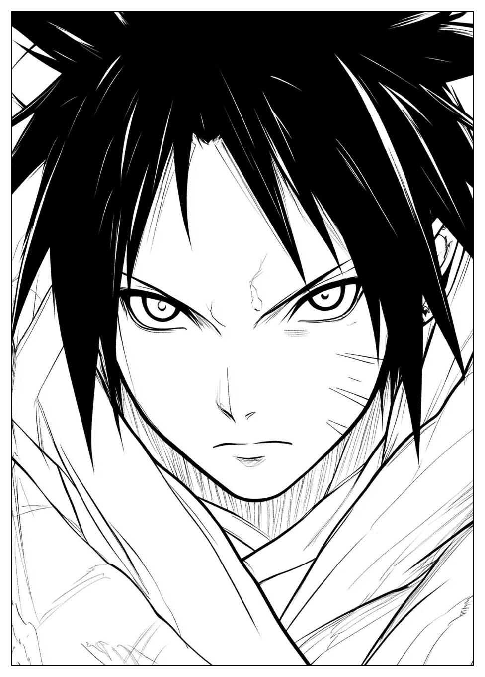 Sasuke Coloring Pages-4