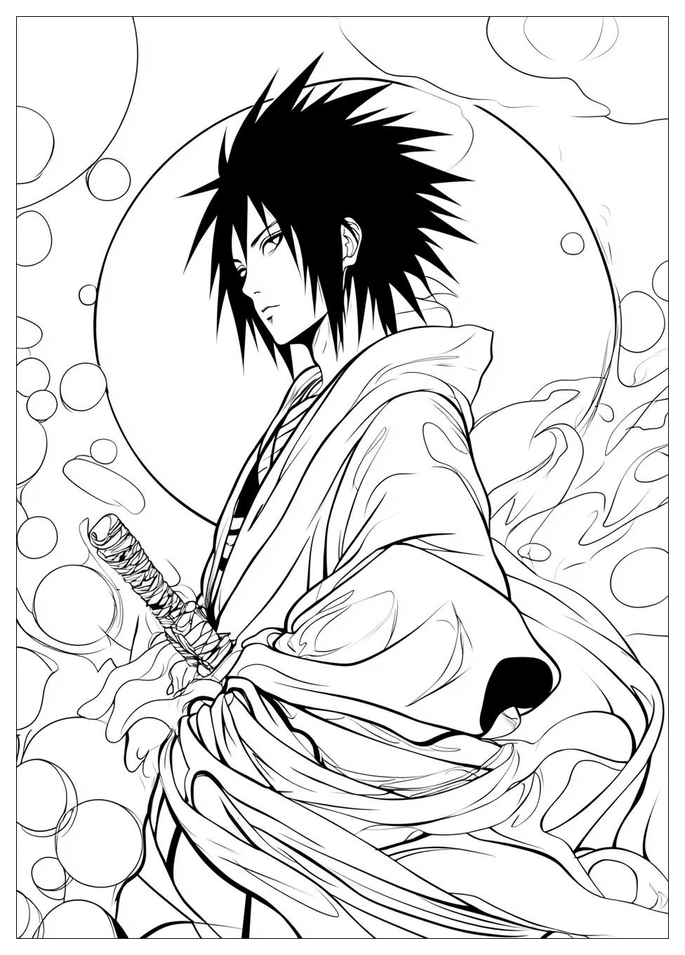 Sasuke Coloring Pages-6