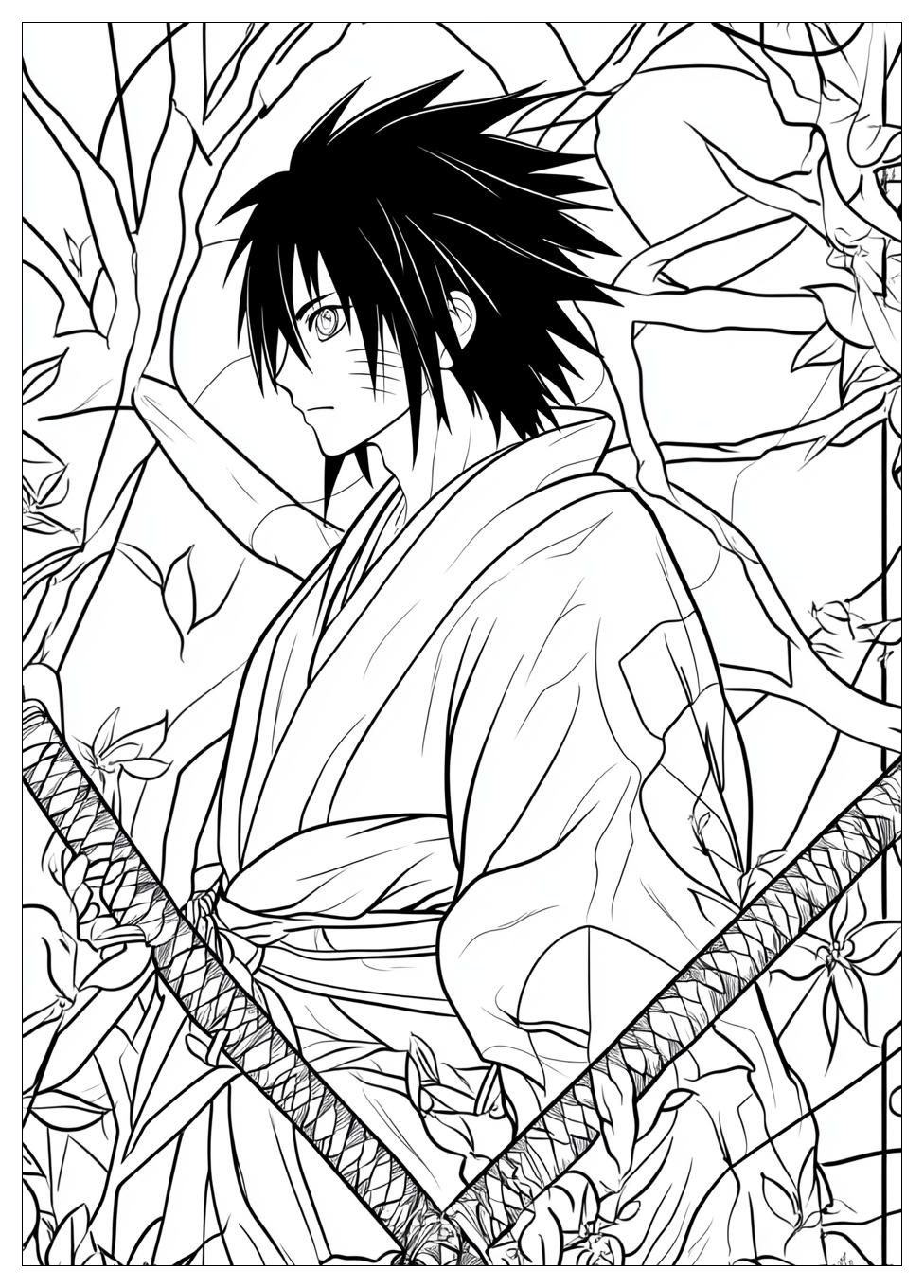 Sasuke Coloring Pages-7