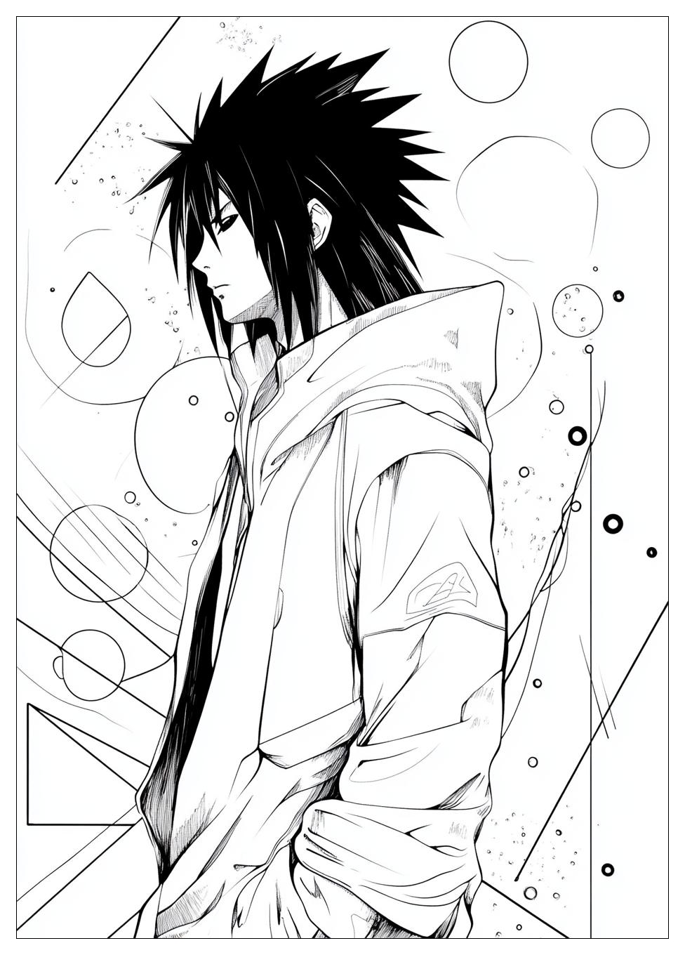 Sasuke Coloring Pages-8