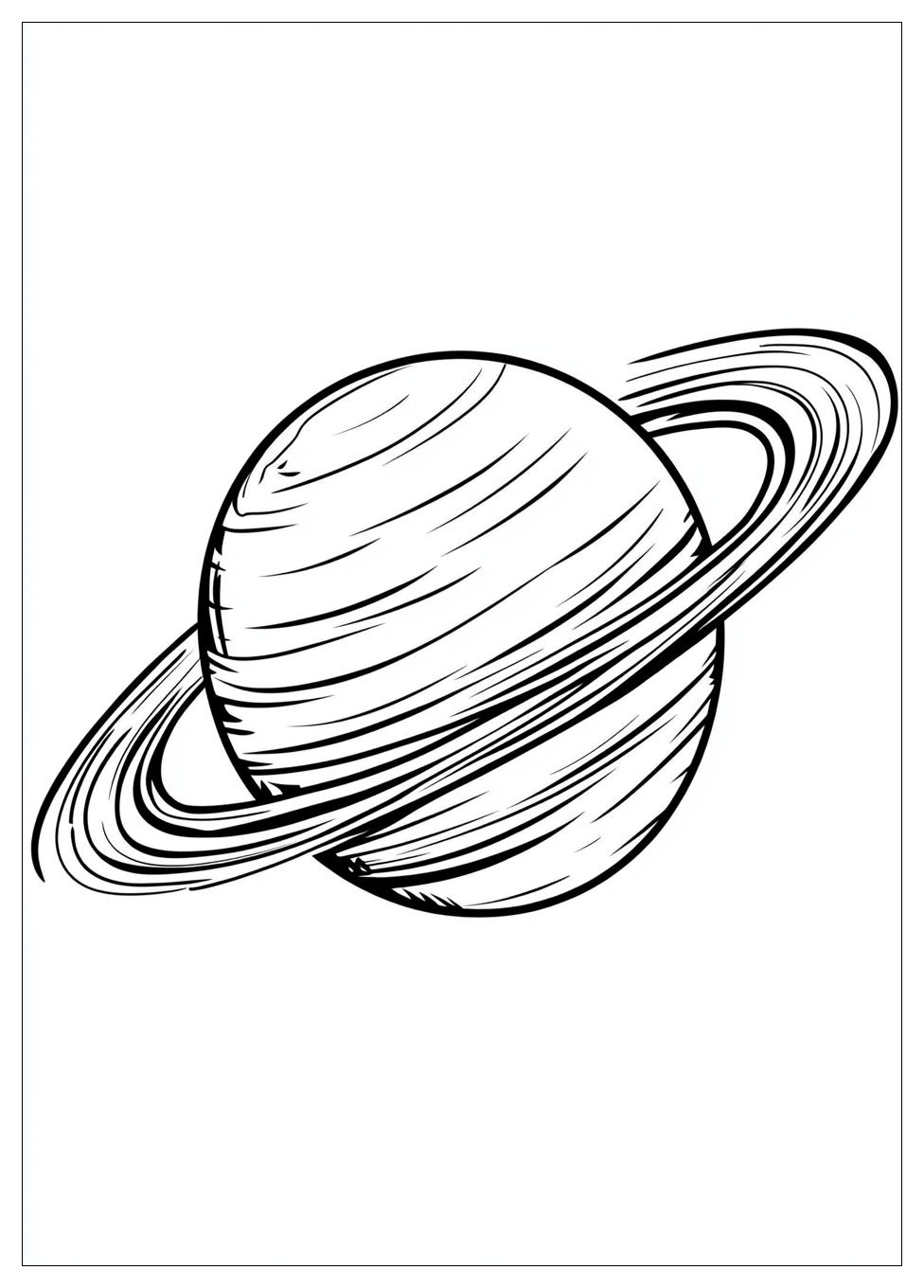 Saturn Coloring Pages-10