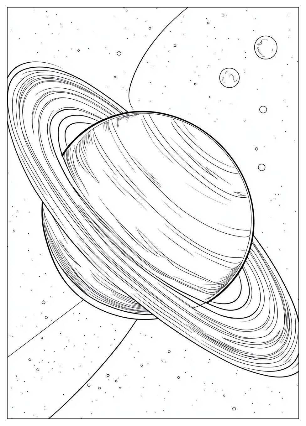 Saturn Coloring Pages-13