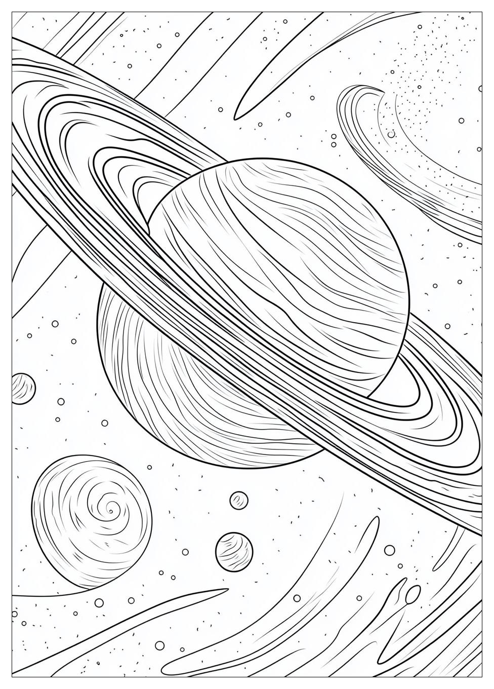 Saturn Coloring Pages-14