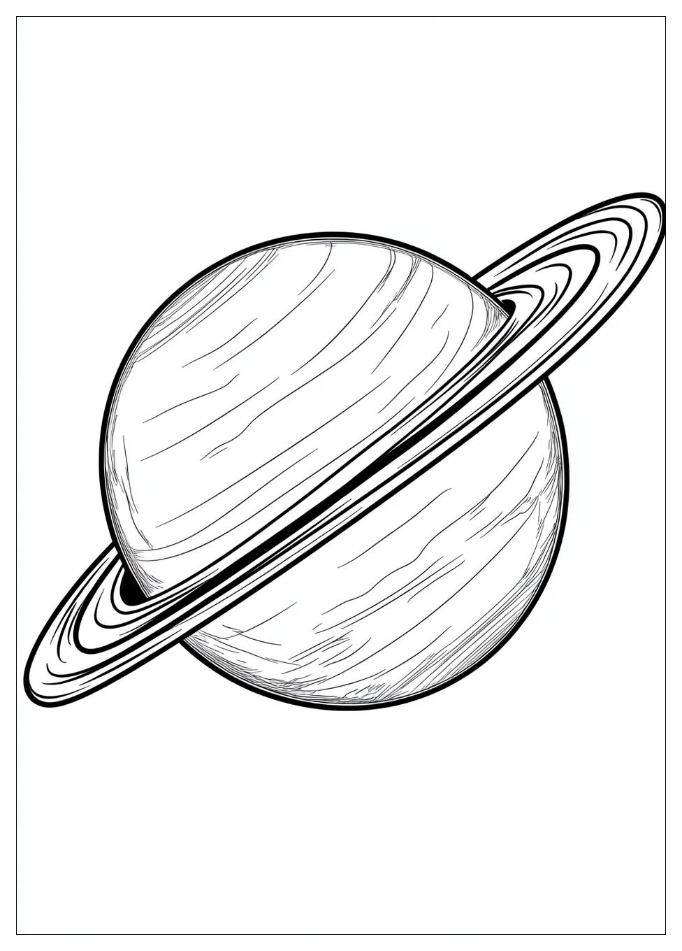 Saturn Coloring Pages-15