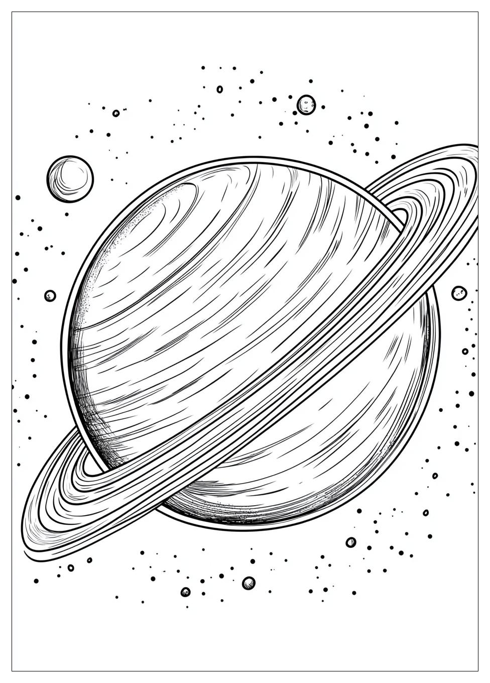 Saturn Coloring Pages-16