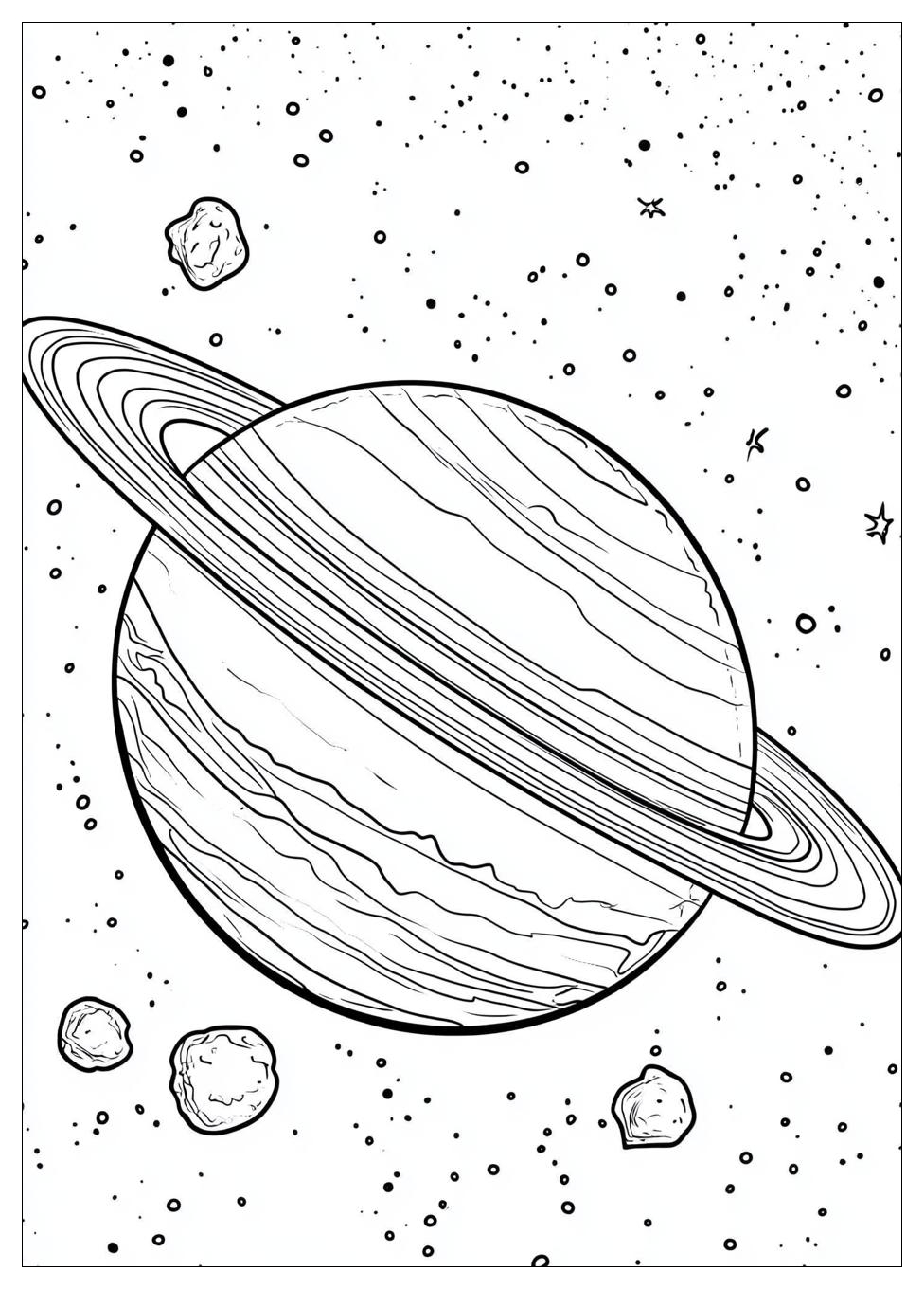 Saturn Coloring Pages-17