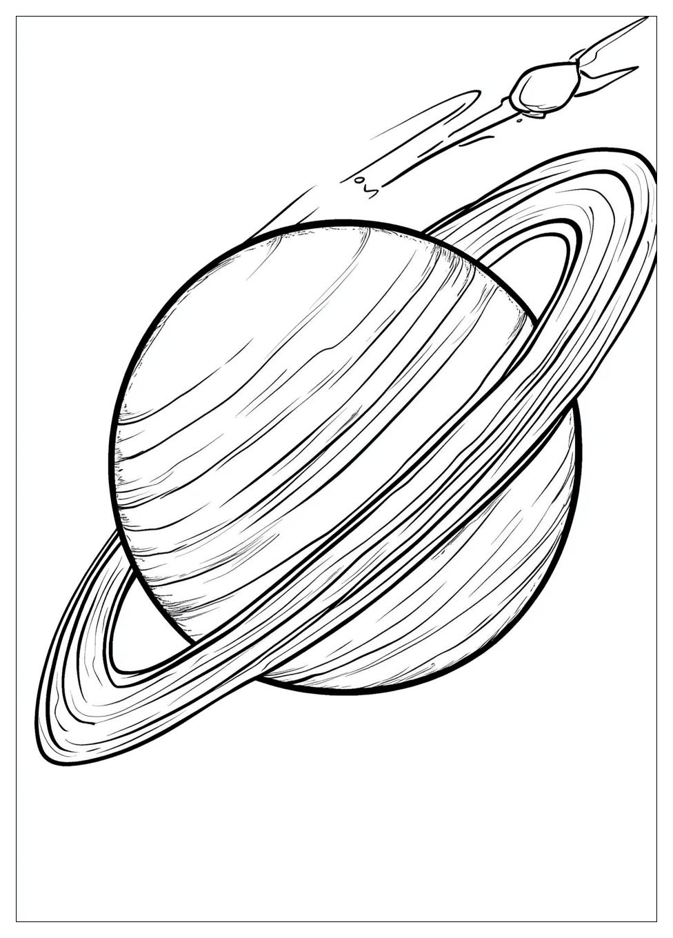 Saturn Coloring Pages-18