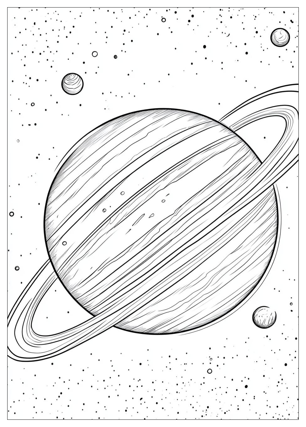 Saturn Coloring Pages-19