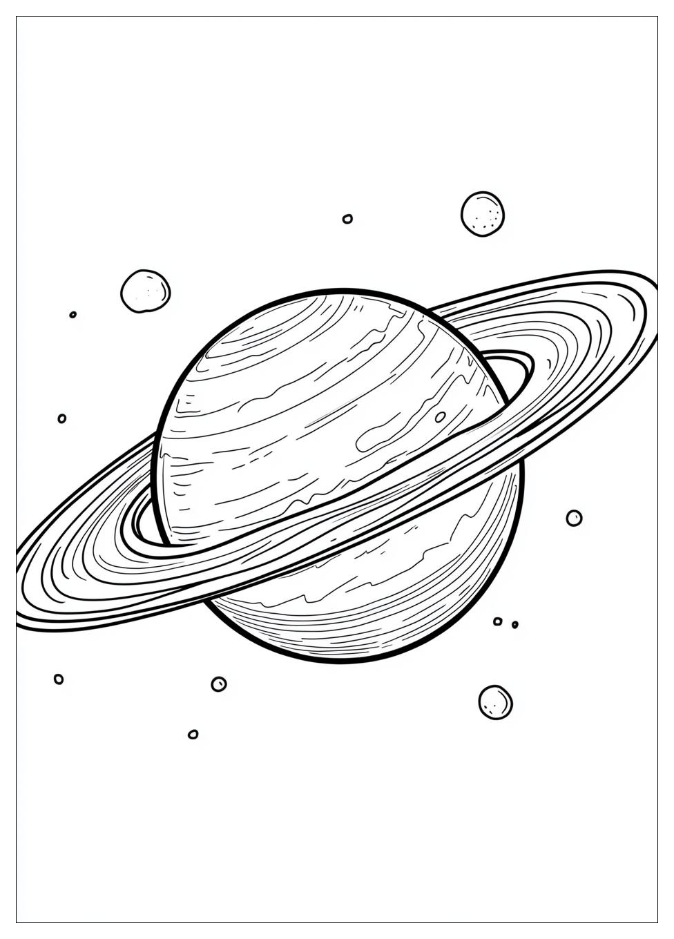 Saturn Coloring Pages-9