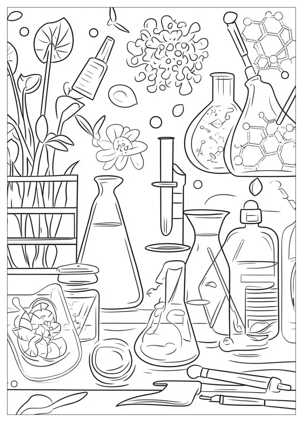 Science Coloring Pages-1