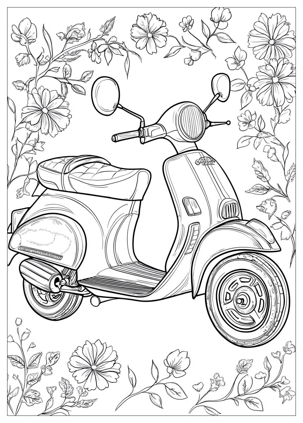 Free Printable Scooter Coloring Pages 13 Scooter Coloring Pages-13