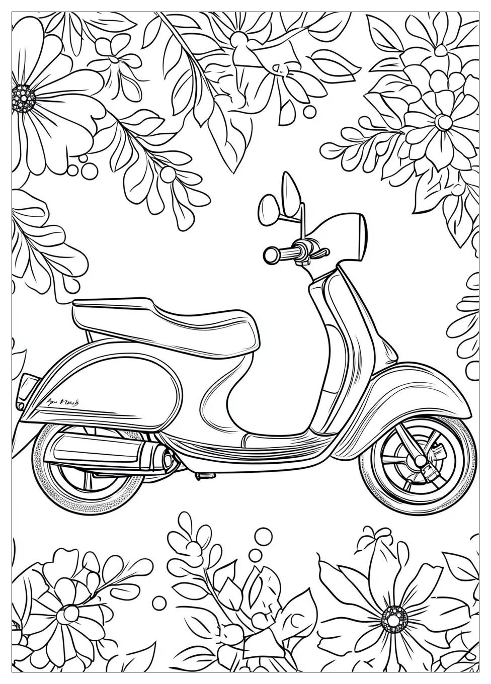 Free Printable Scooter Coloring Pages 17 Scooter Coloring Pages-17