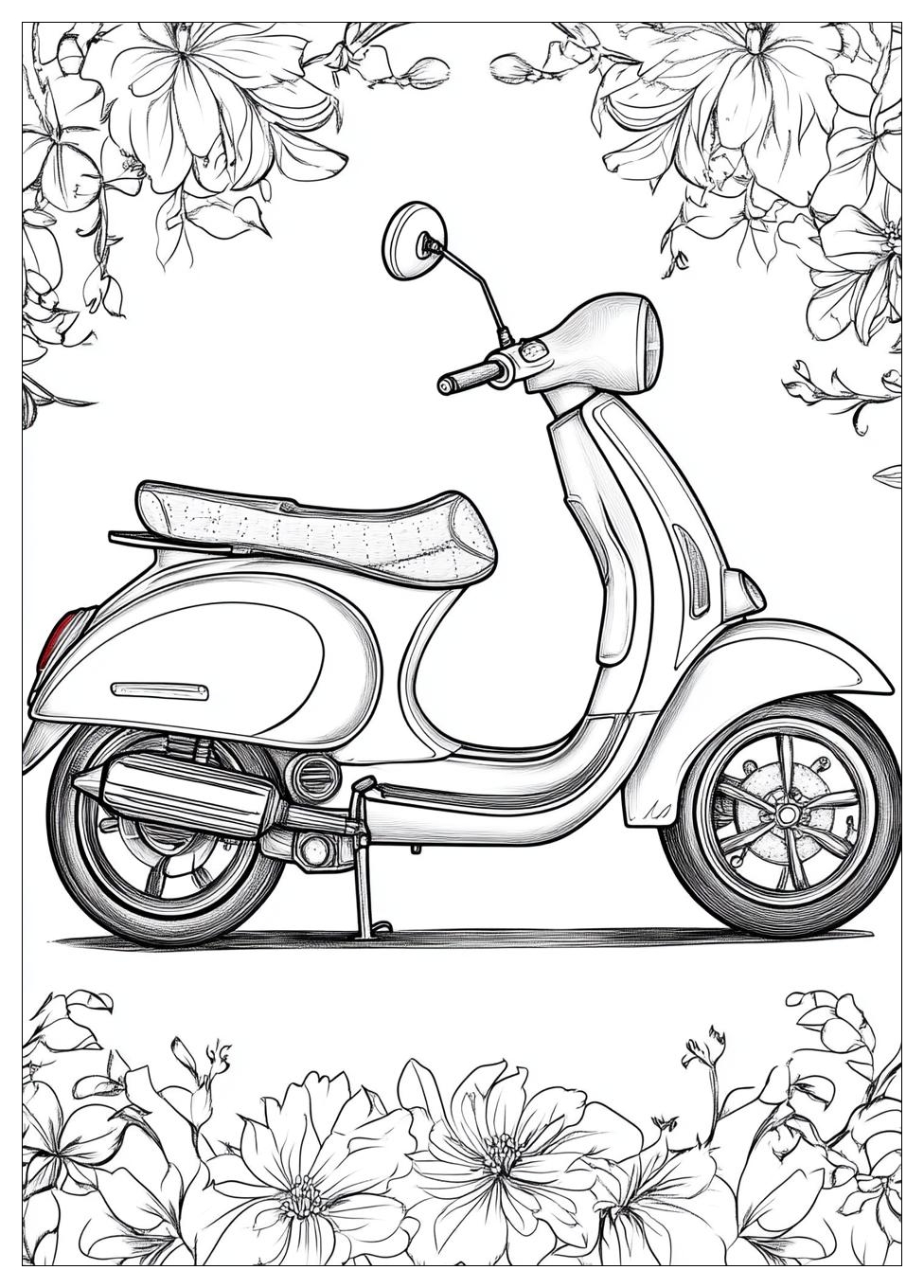 Free Printable Scooter Coloring Pages 19 Scooter Coloring Pages-19