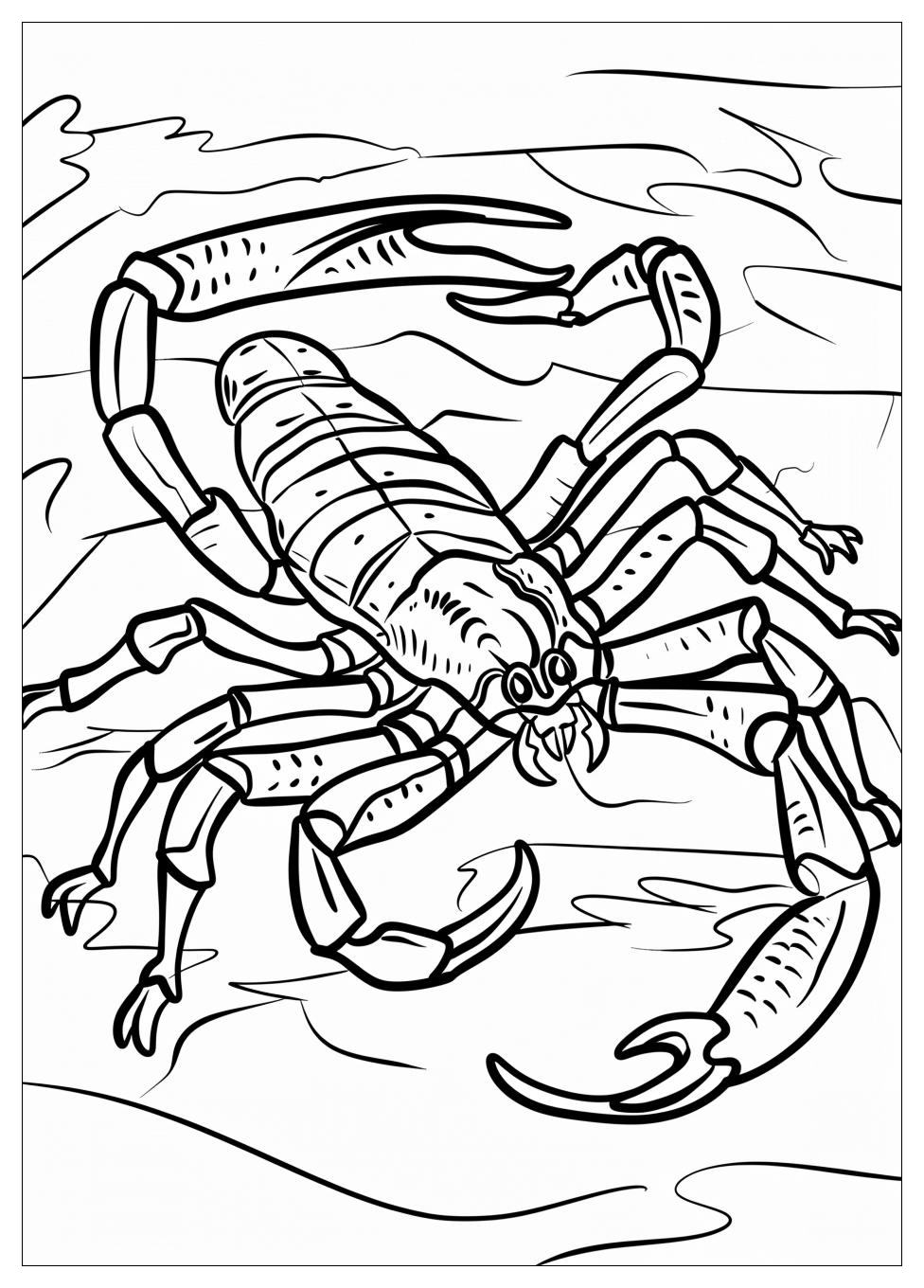 Scorpion Coloring Pages-1