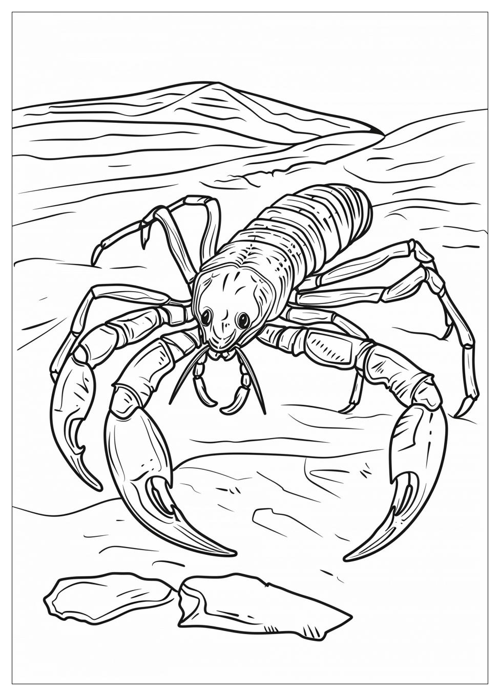 Scorpion Coloring Pages-10