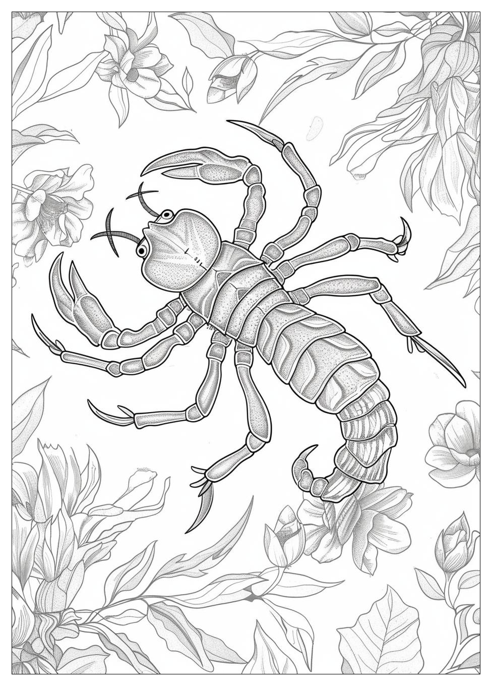 Scorpion Coloring Pages-14