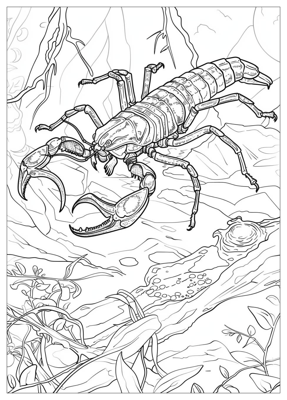 Scorpion Coloring Pages-18