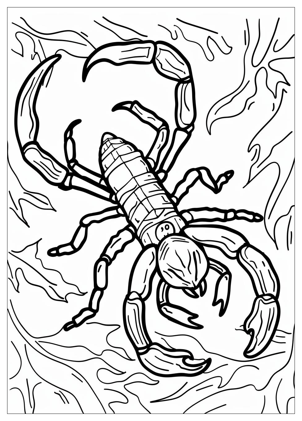 Scorpion Coloring Pages-2