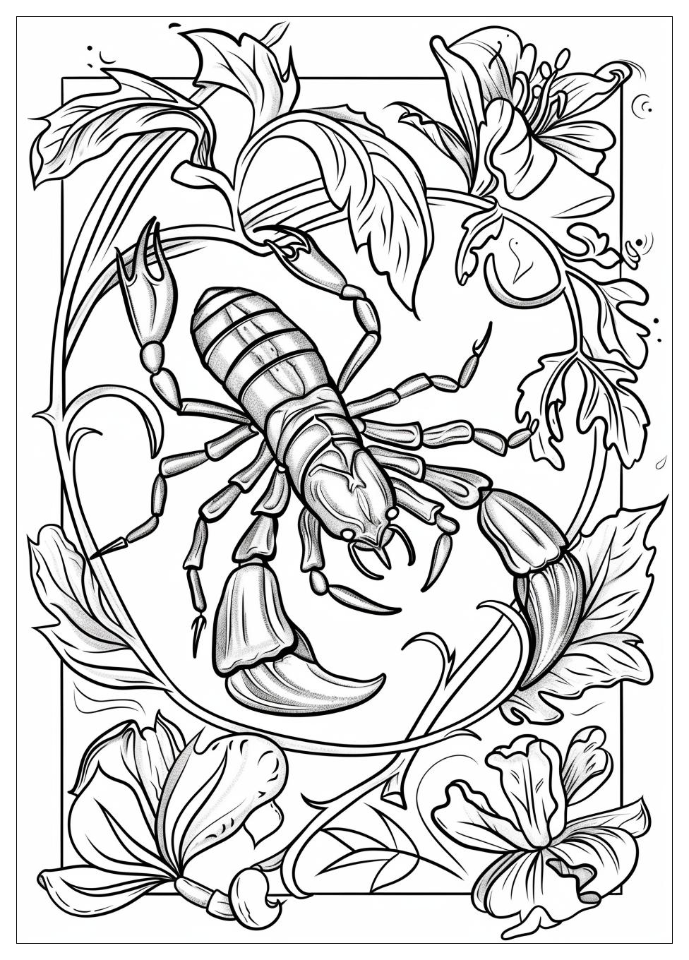 Scorpion Coloring Pages-3
