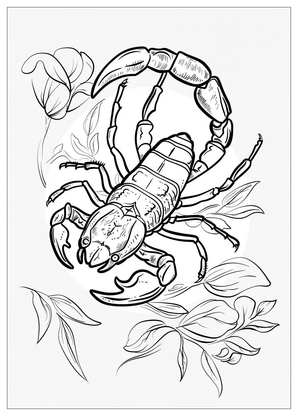 Scorpion Coloring Pages-4