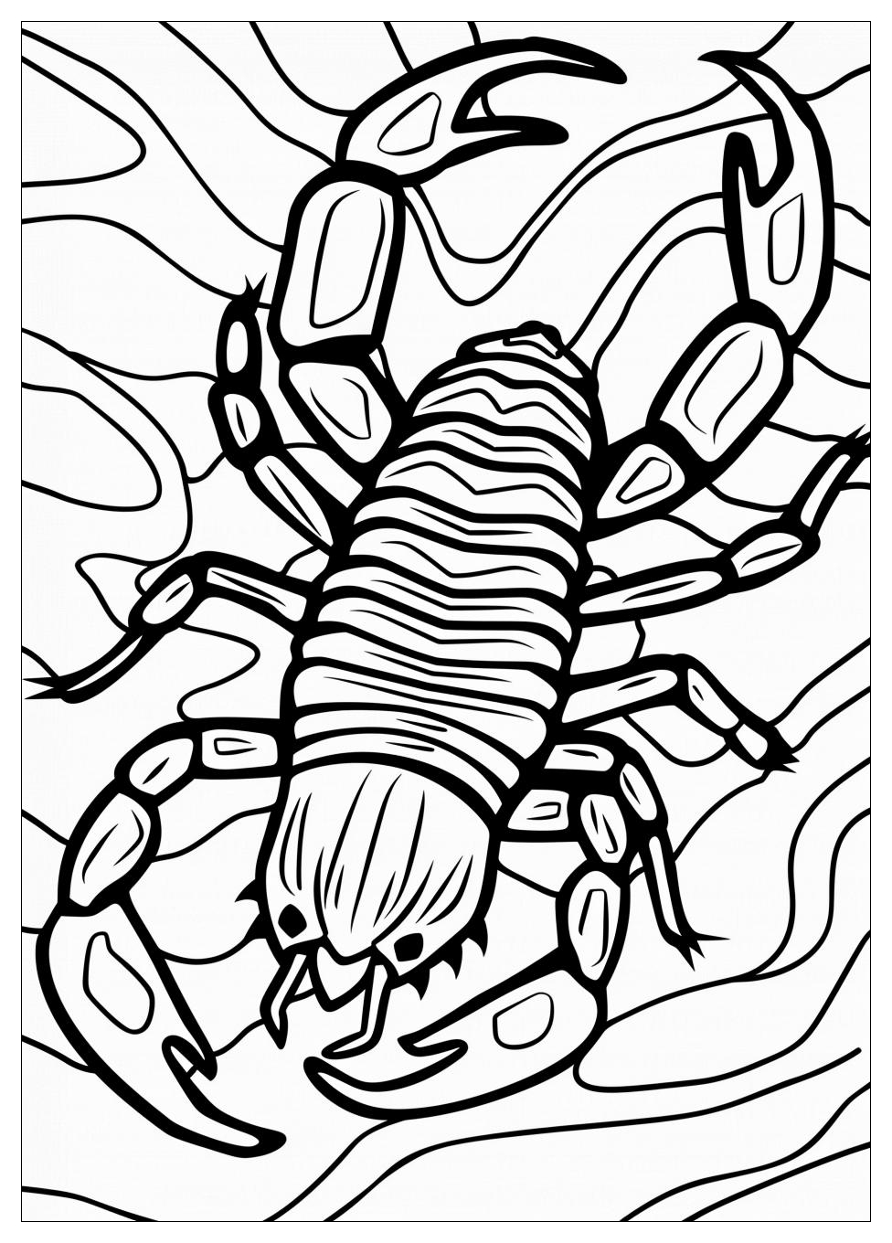 Scorpion Coloring Pages-5