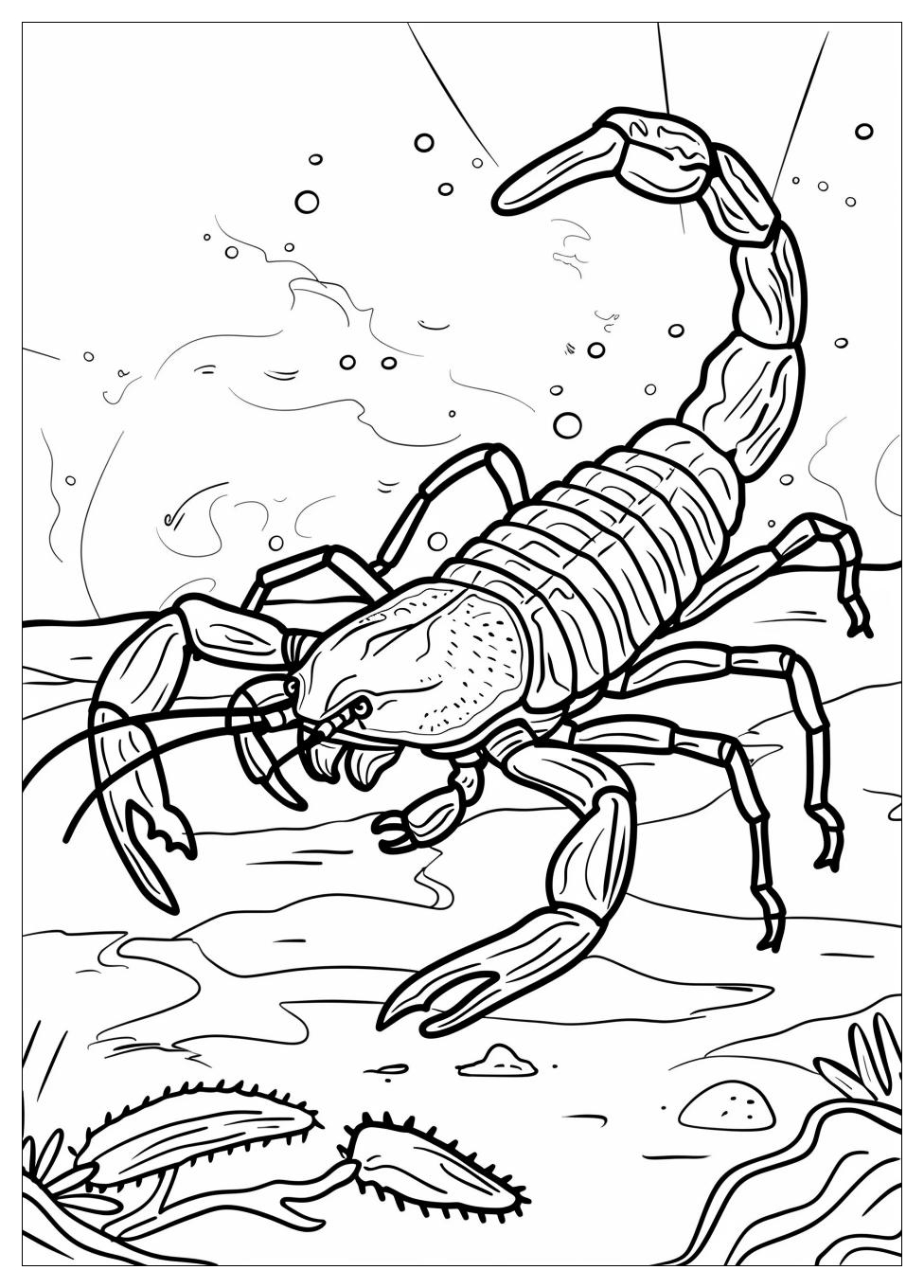 Scorpion Coloring Pages-6
