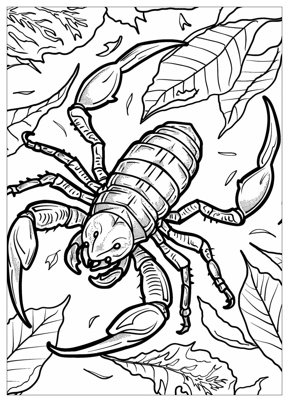 Scorpion Coloring Pages-7