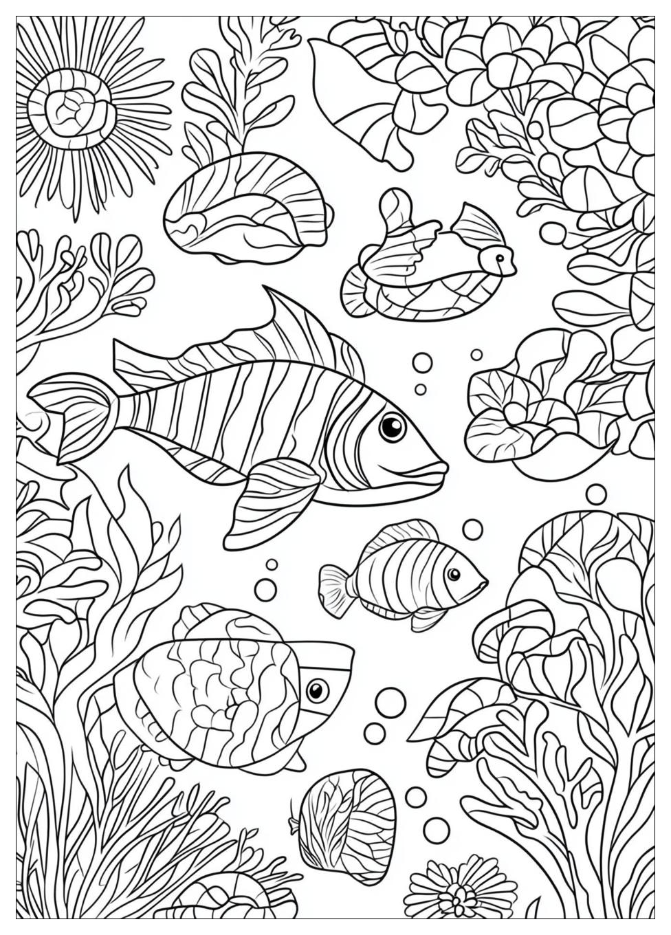 Sea Creatures Coloring Pages-16
