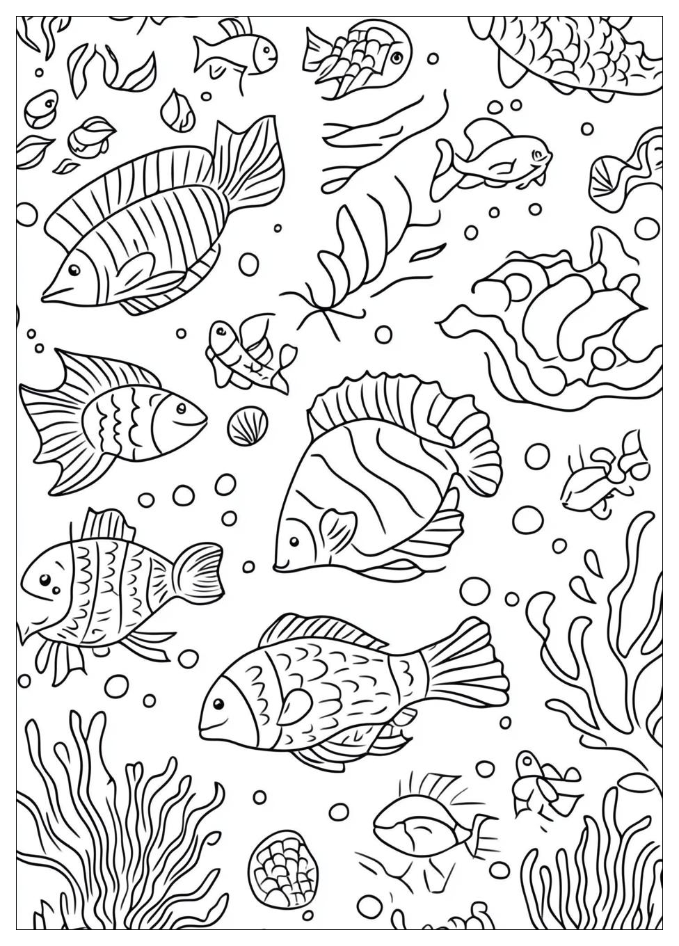 Sea Creatures Coloring Pages-18