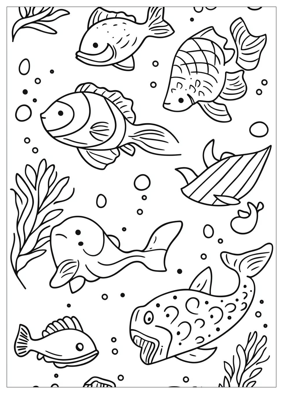 Sea Creatures Coloring Pages-2