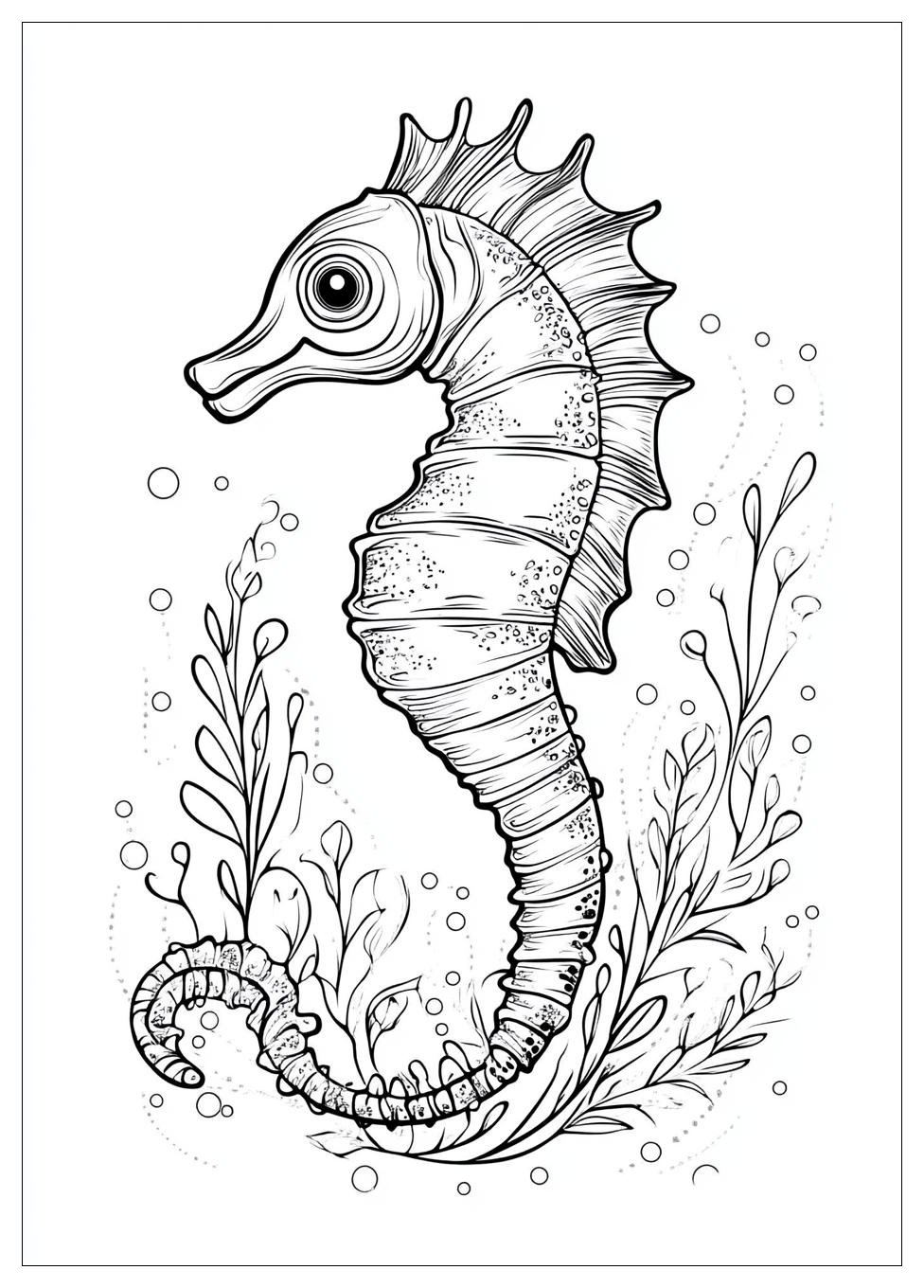 Seahorse Coloring Pages-12