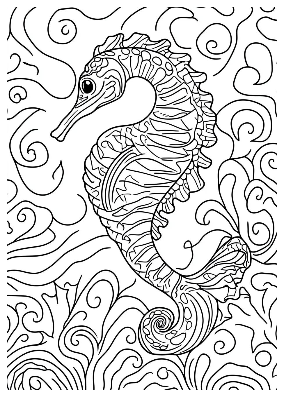 Seahorse Coloring Pages-5
