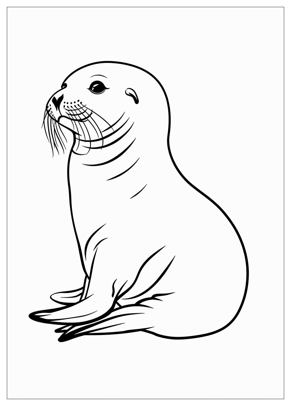 Seal Coloring Pages-2