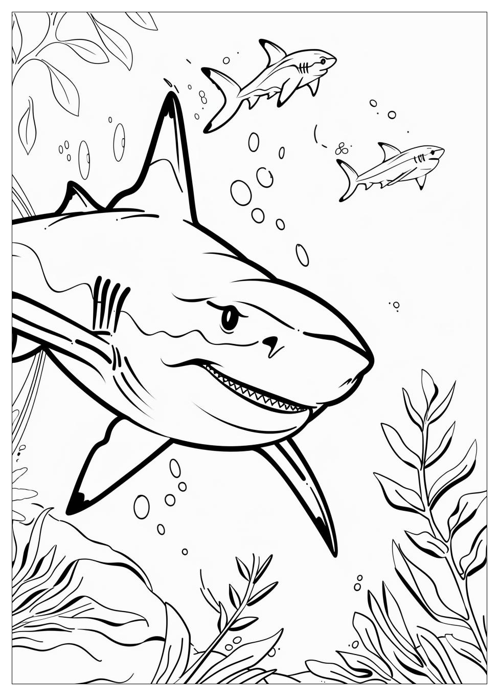 Shark Coloring Pages-1