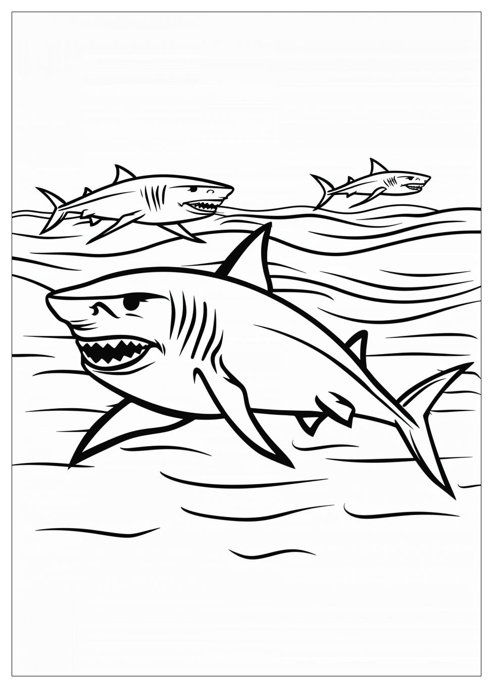 Shark Coloring Pages-10
