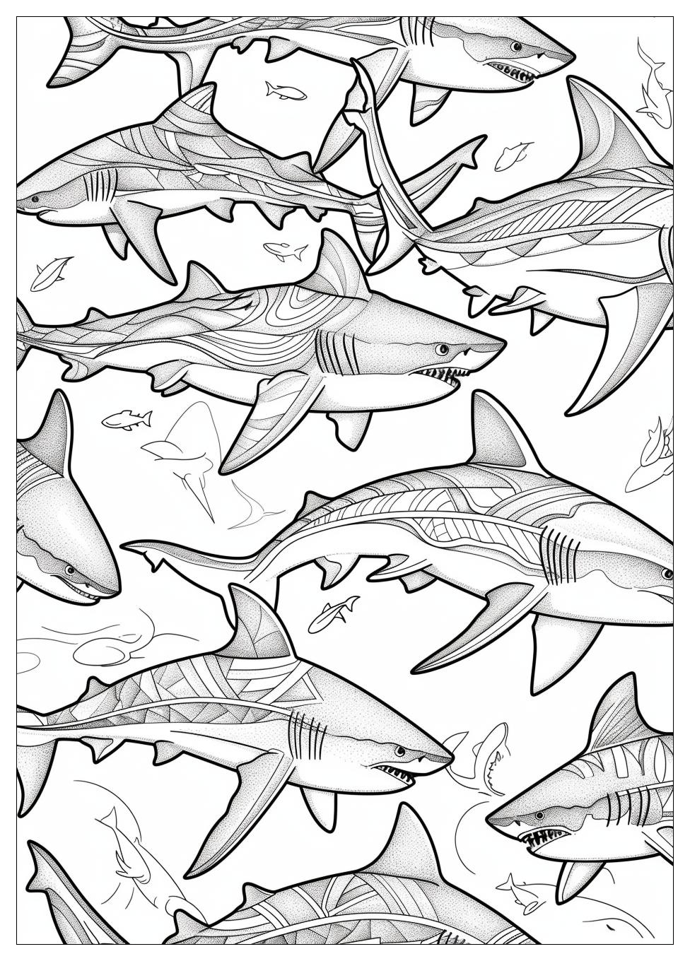 Shark Coloring Pages-18