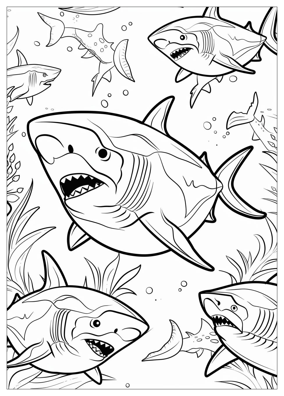Shark Coloring Pages-2