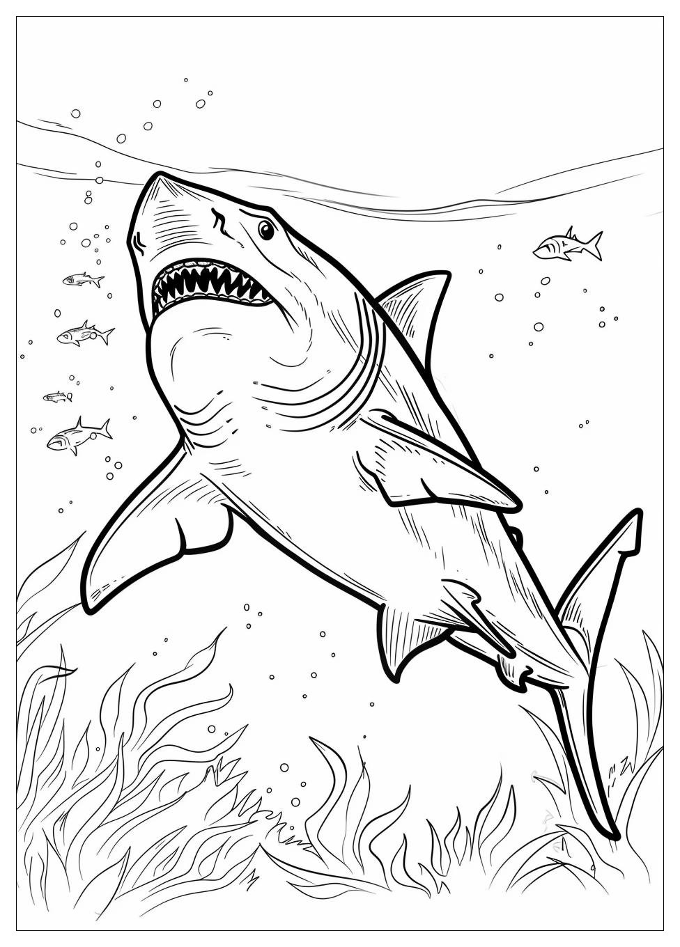 Shark Coloring Pages-6