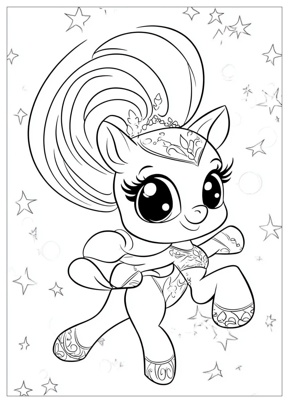 Shimmer And Shine Coloring Pages-9