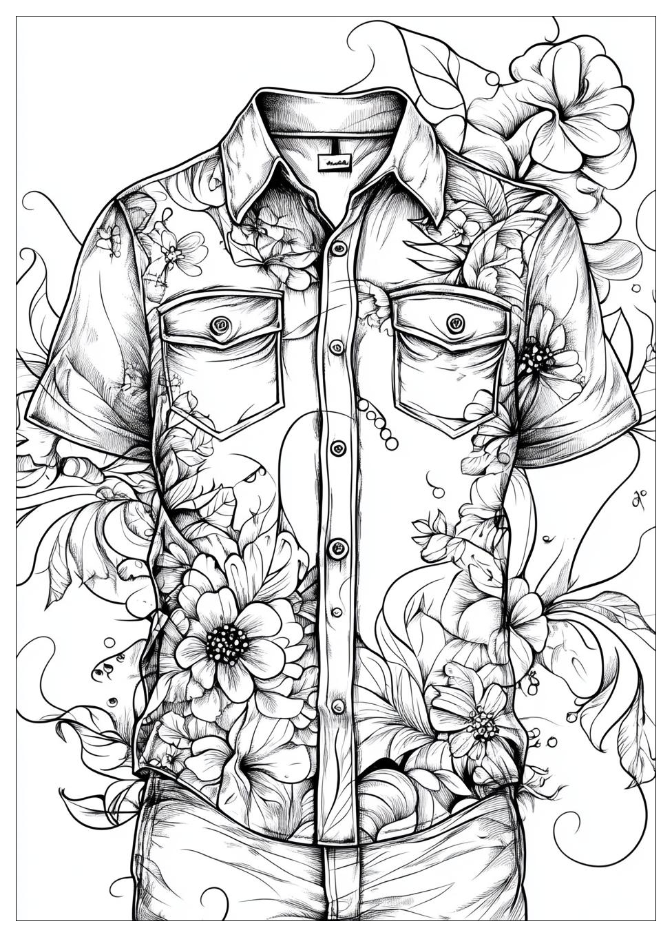 Shirt Coloring Pages-17