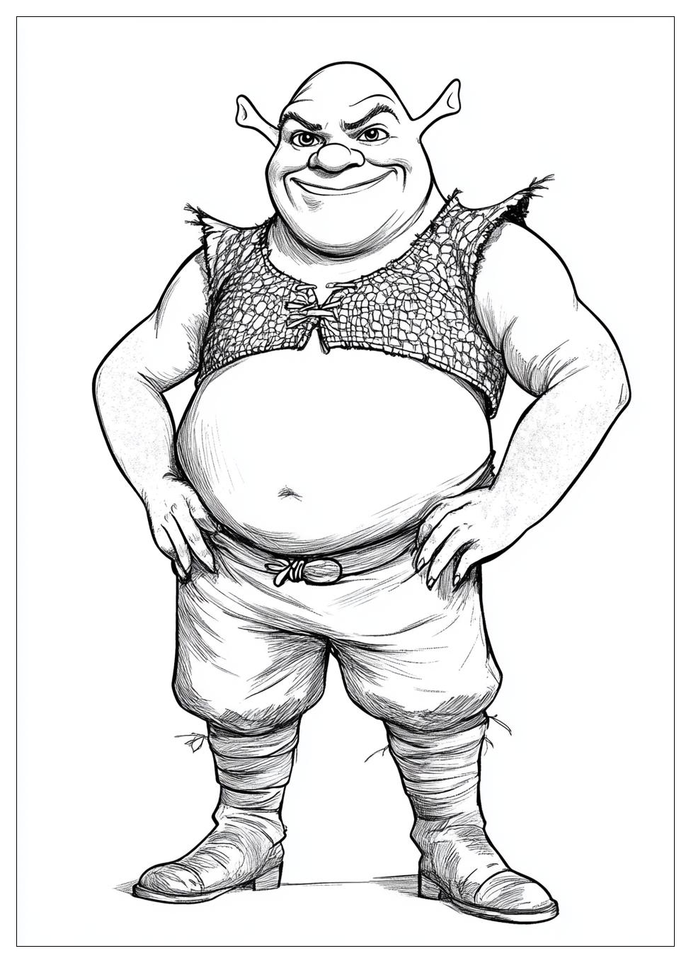 Shrek Coloring Pages-18