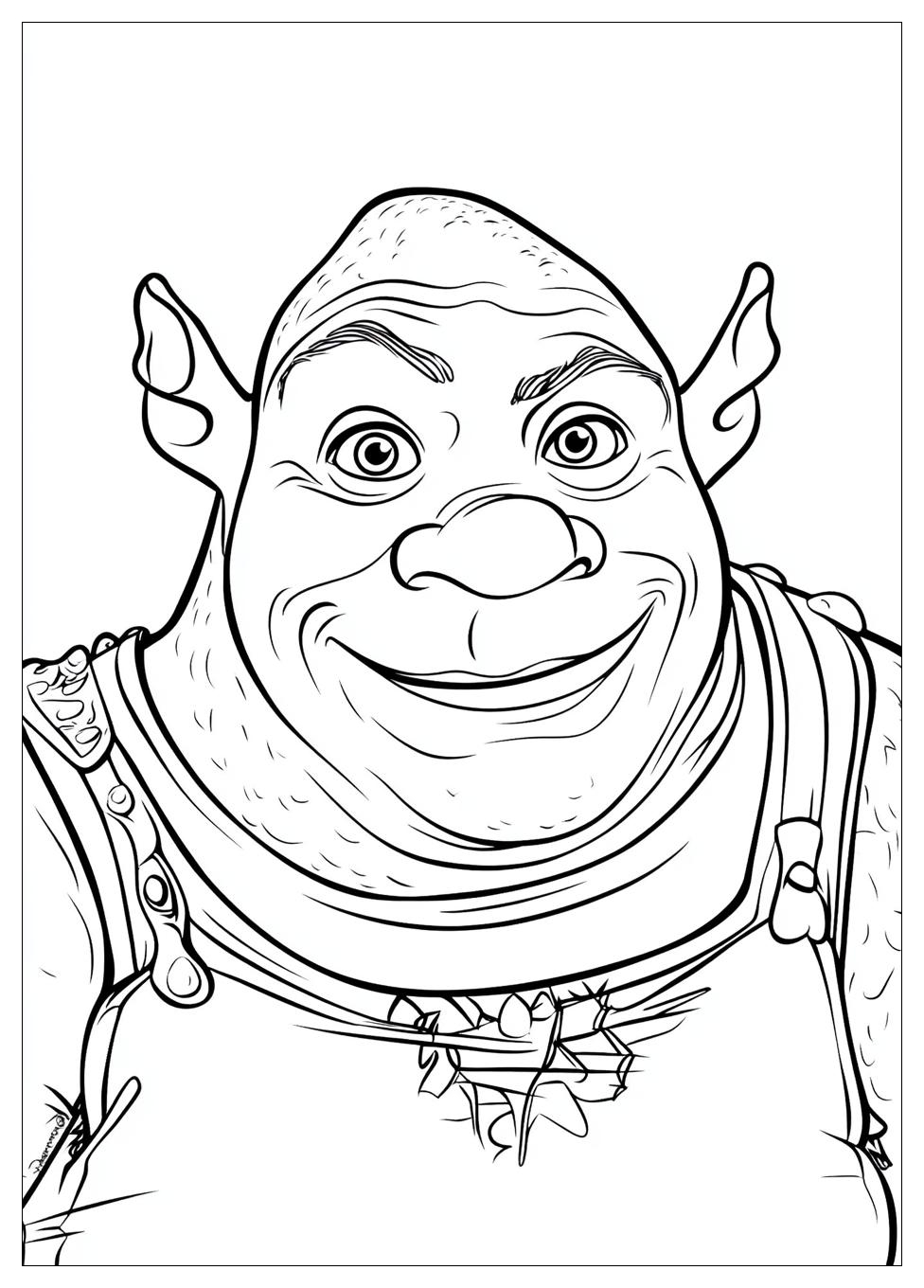 Shrek Coloring Pages-19