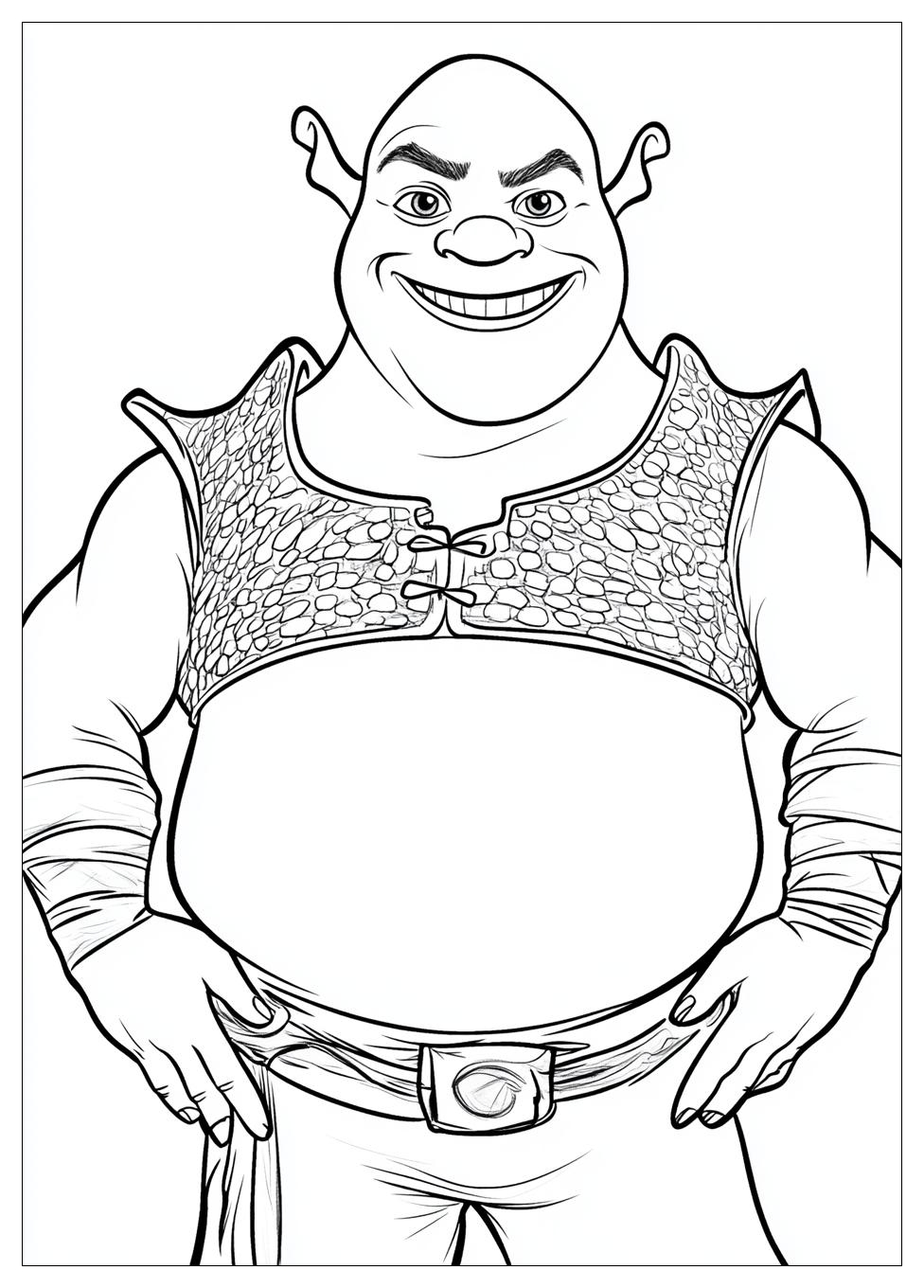Shrek Coloring Pages-3